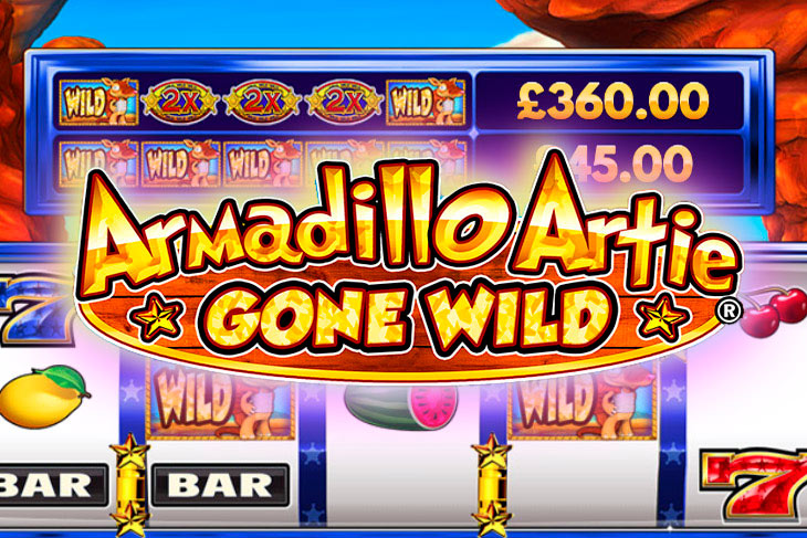 Armadillo Artie Gone Wild - DWG slot at Boomerang Casino Casino